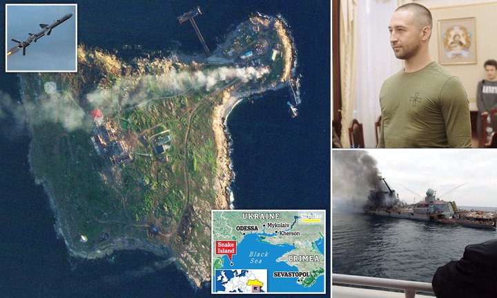 Battle for Snake Island: The rocky outpost could determine the outcome of  the war, writes PENDLEBURY | Daily Mail Online