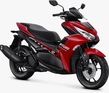 All New Yamaha Aerox 155 Connected Red