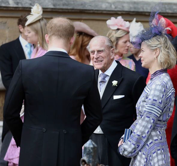 Prince Philip and Harry