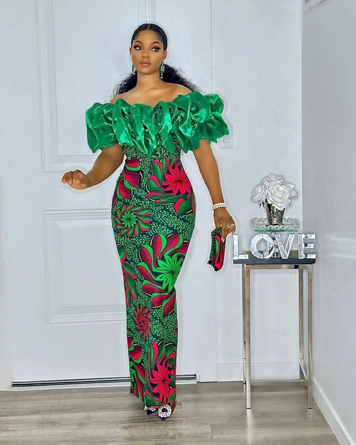 Simple ankara clearance gowns for ladies