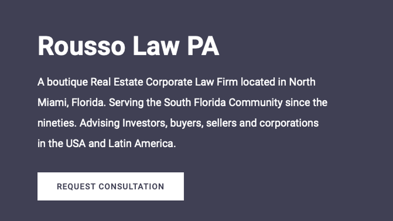 Mark E. Rousso announces the opening of Rousso Law PA
