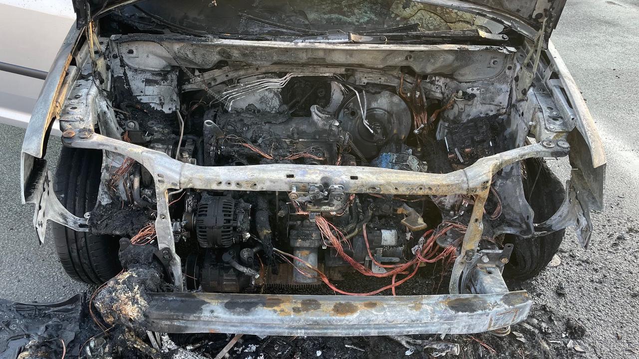 VW Caddy brennt in Gardelegen