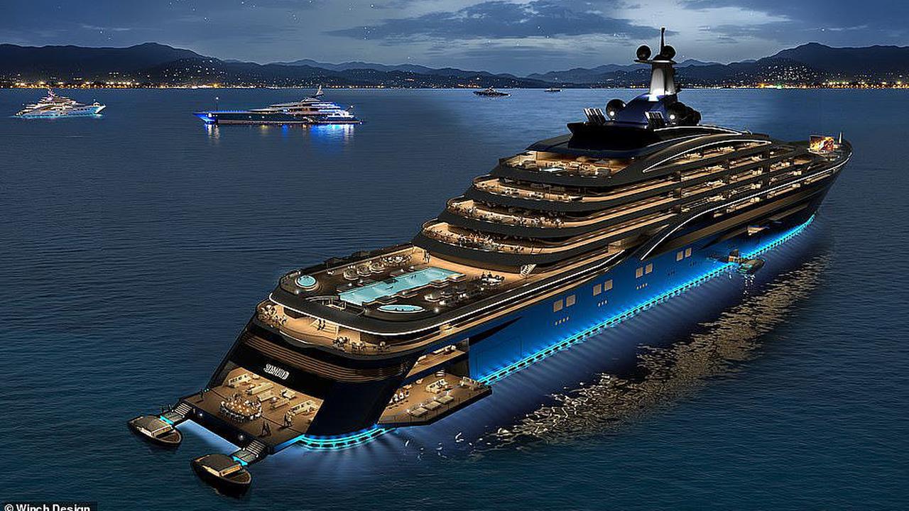 First look inside the world's largest yacht Renderings show stunning