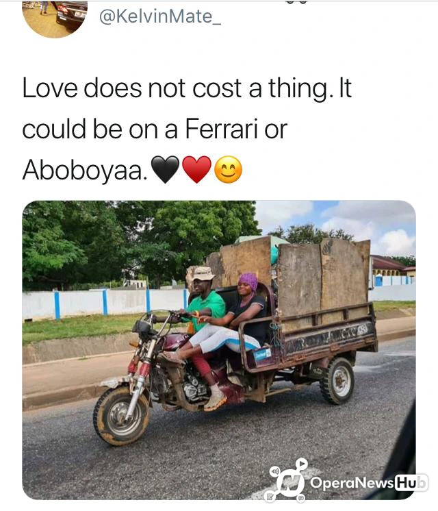 Social Media Users Reacts As A Beautiful Lady Spotted Helping Her Boyfriend Who Carries Rubish For A Living