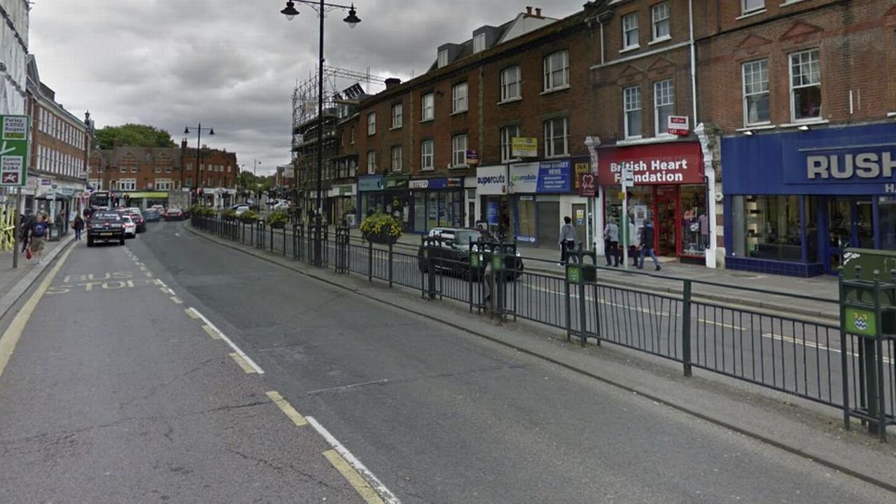 Epsom High Street crash closed road after moped rider was seriously injured