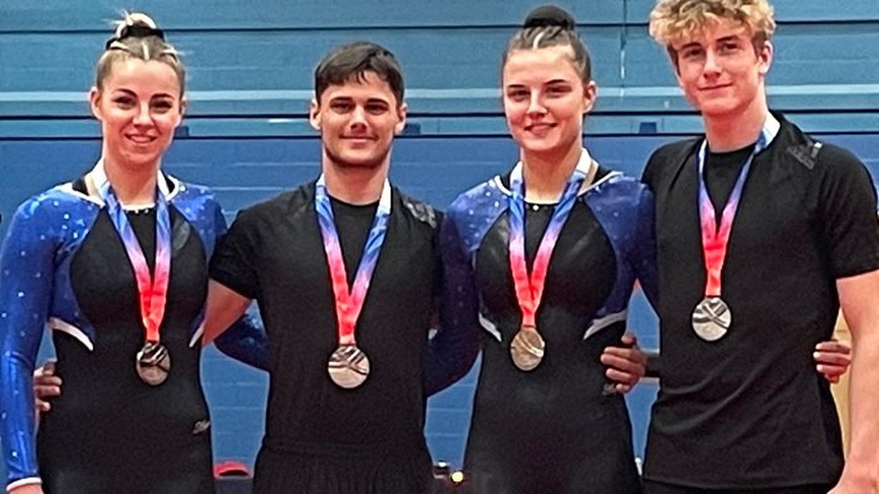 Crewe and Nantwich gymnasts compete for GB in Portugal