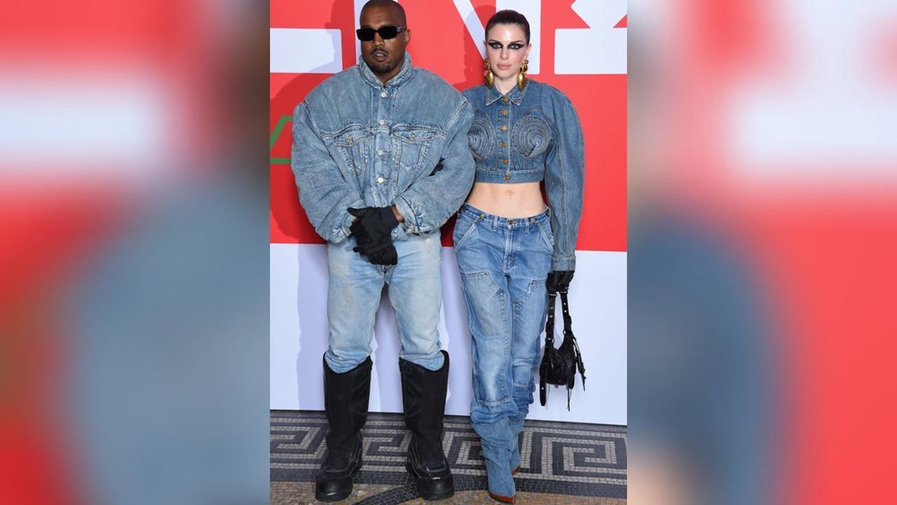 Kanye West und Julia Fox: Pärchen-Auftritt im Jeans-Partnerlook