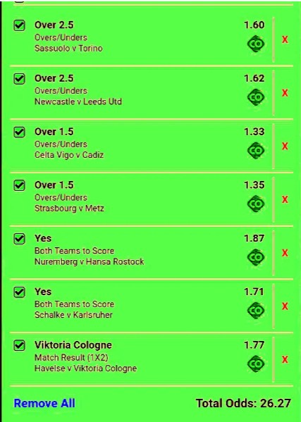 Super Sunday Hot Multibets With 55.66 Odds Ready To Win You Big Cash In Return With Just 70 Bobb