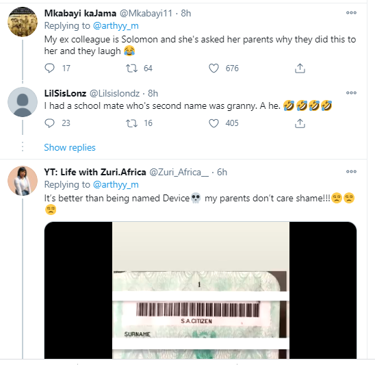  South African man calls out his father for naming him Martha