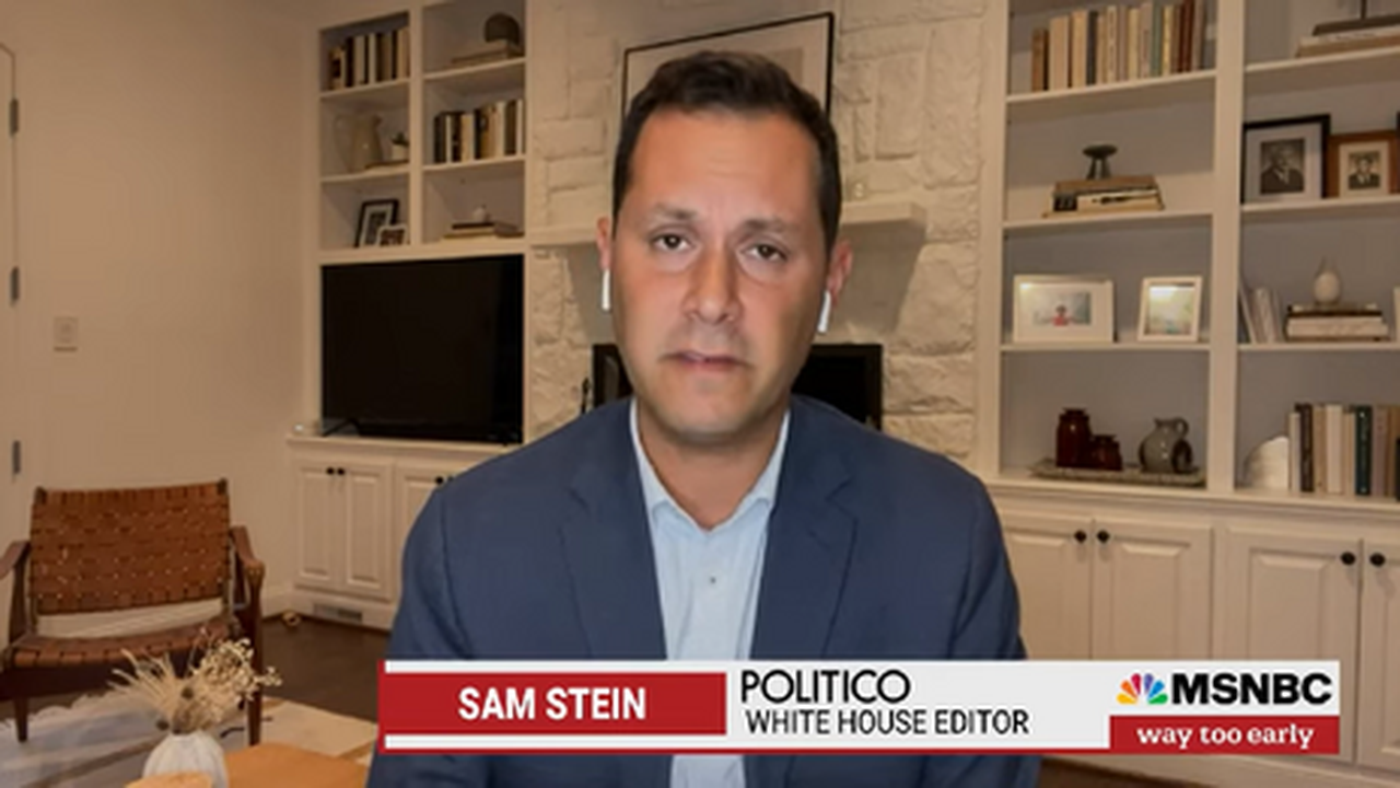 Politico's Sam Stein Hypes January 6 Poll While Admitting Inflation Dominates