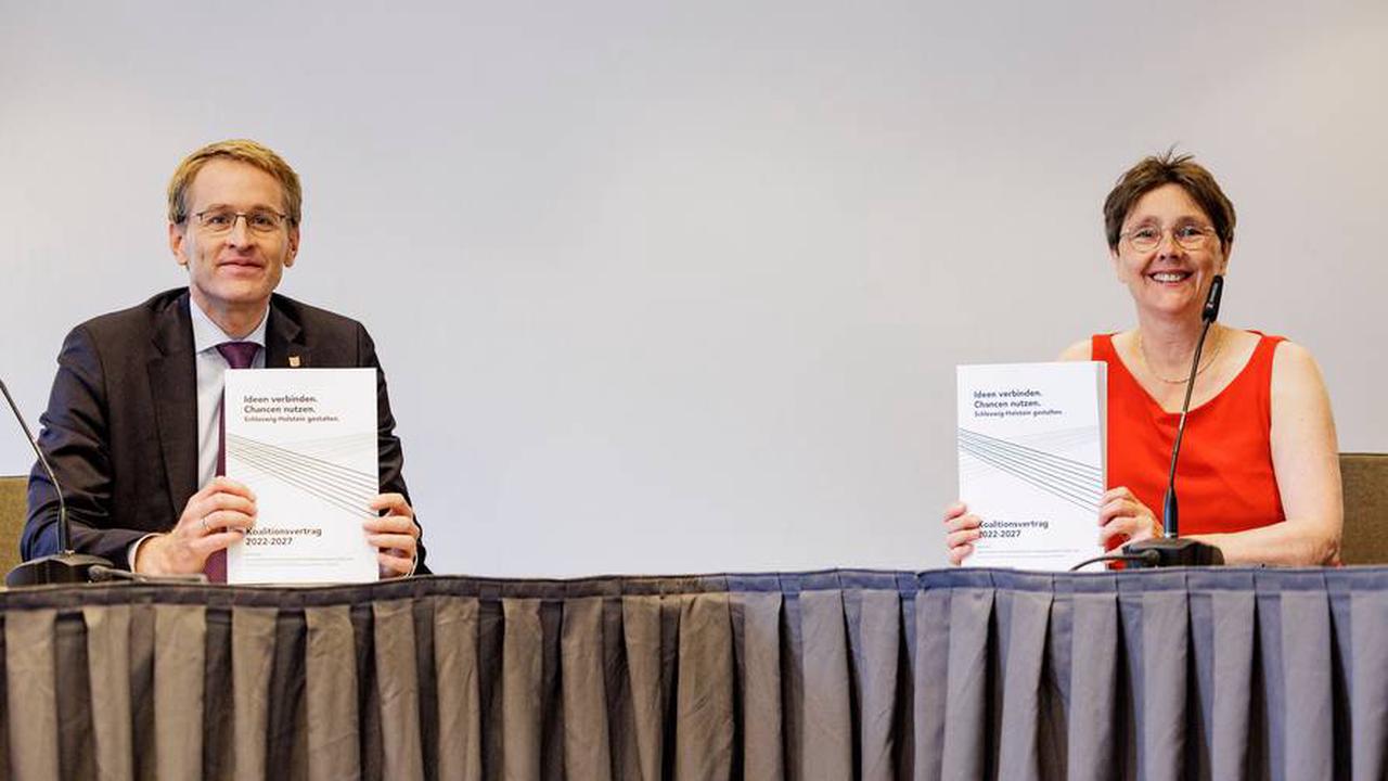 Schleswig-Holstein: CDU und Grüne unterzeichnen Koalitionsvertrag
