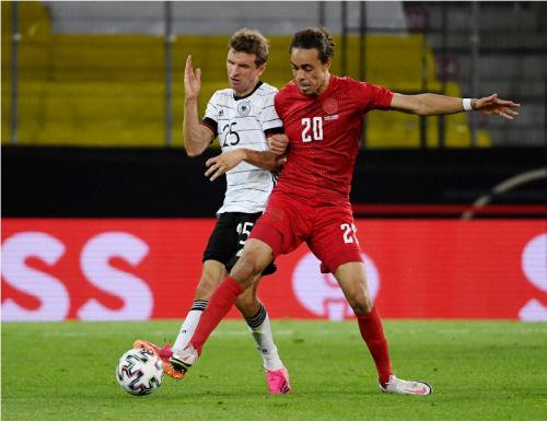 Laga uji coba Jerman vs Denmark