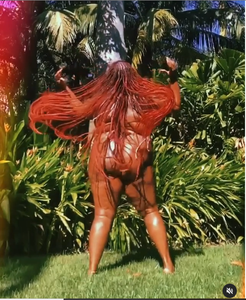 Lizzo flaunts her curves in new bikini photos as she keeps promoting body positivity