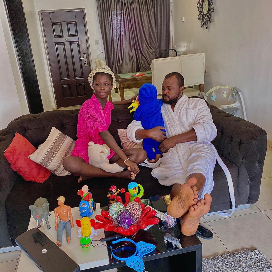 Toyin Abraham's family