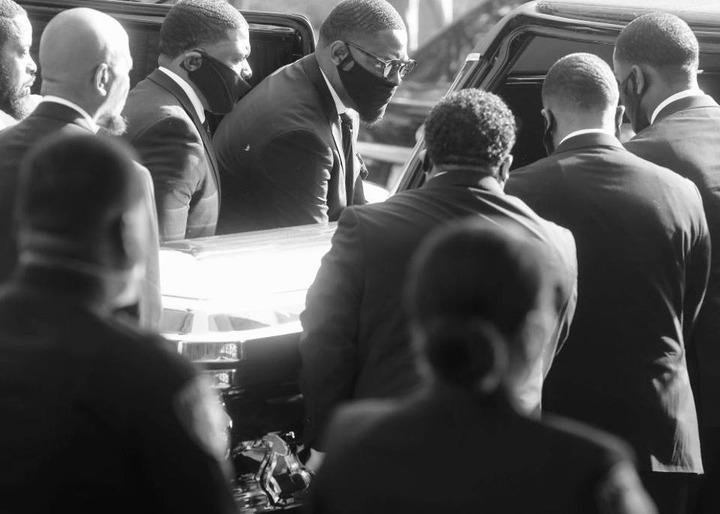 image result from george floyd funeral casket