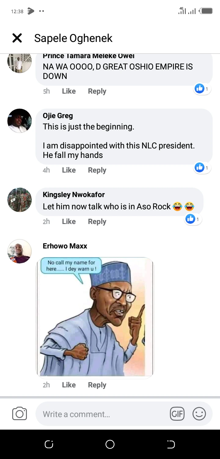 "If I'm Suspended, I will Tell Everyone Who Is In Aso Rock"Nigerians Mock Oshiomole after Suspension