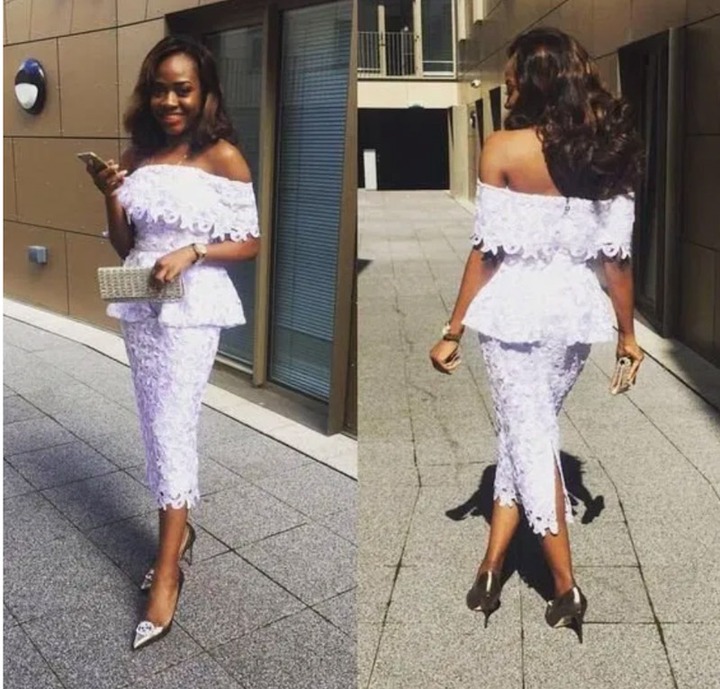 Stunning white lace styles that will make you fall in love with white