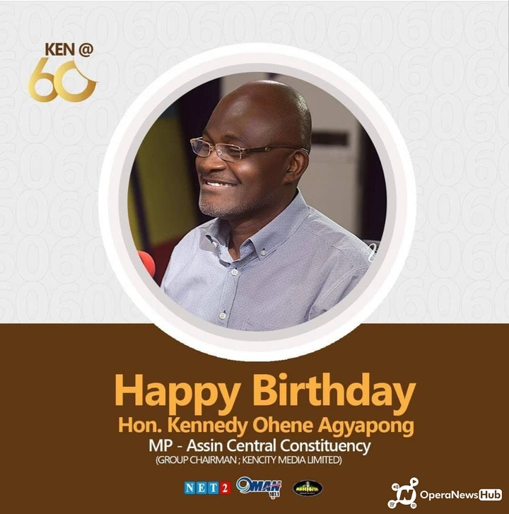 How Ghanaians celebrated Kennedy Agyapong as he Turns 60 years Today