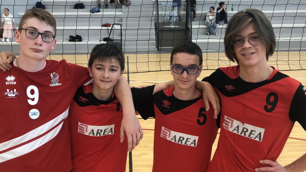 Volley-ball : fin de saison pour les M15 garçons du VLT