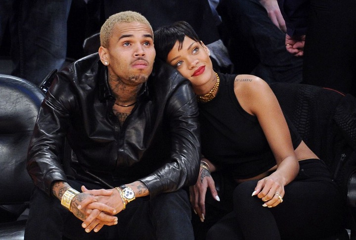 Rihanna and Chris Brown (Photo credit: Purepeople)