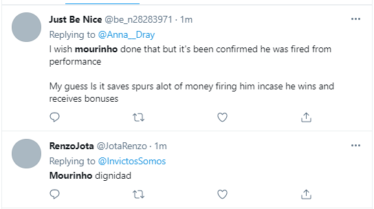  Football fans react to Jose Mourinho