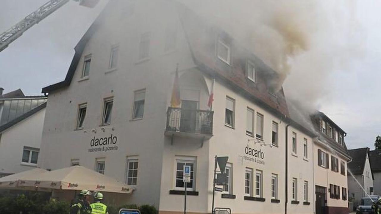 Zwölf Verletzte bei Wohnhausbrand in Gerlingen