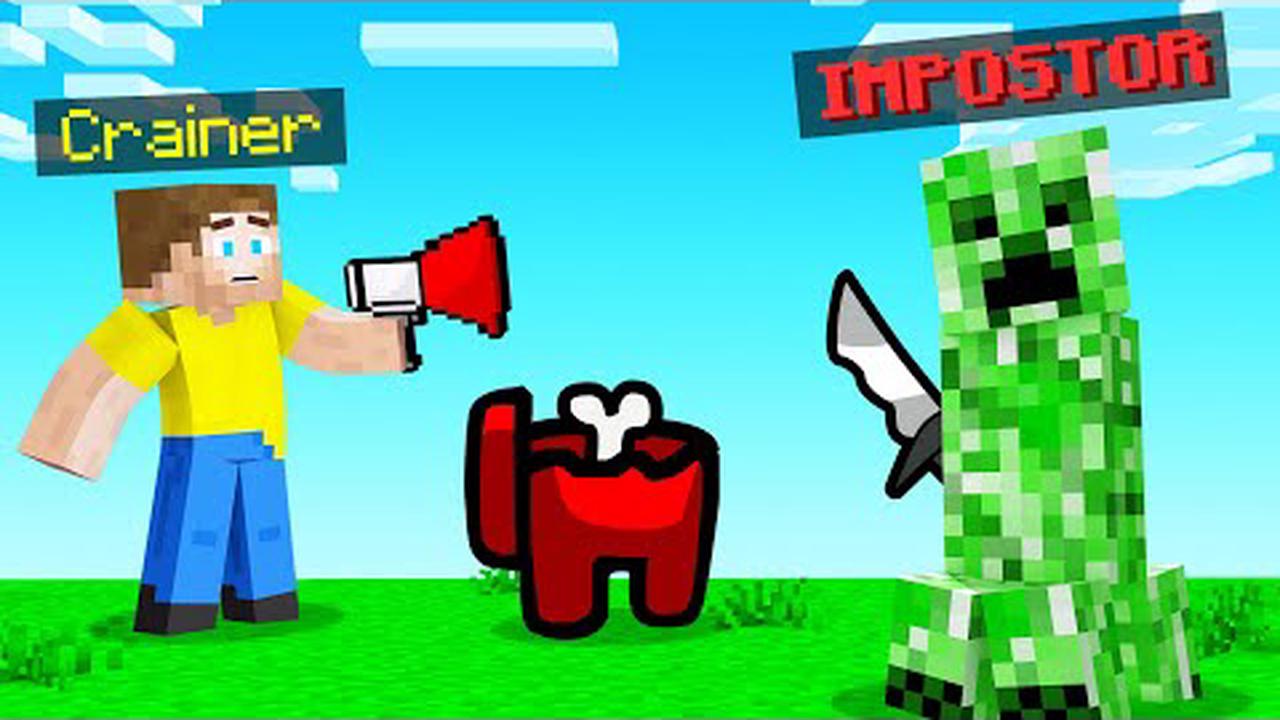 Viral Youtubers Play Among Us In Minecraft Slogoman Jelly And Crainer Opera News
