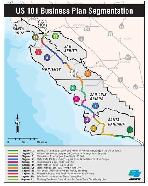 Caltrans District 5 Map Caltrans District 5 Hosting Series Of Presentations About Hwy 101 Business  Plan - Opera News
