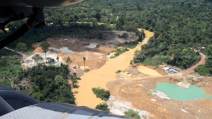 26 sand winners arrested at galamsey site, mining equipment destroyed ...