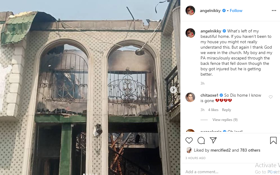 I lost my beauty complex, house and cars in Abule Ado gas explosion - Actress Nkiru Umeh lindaikejisblog 2