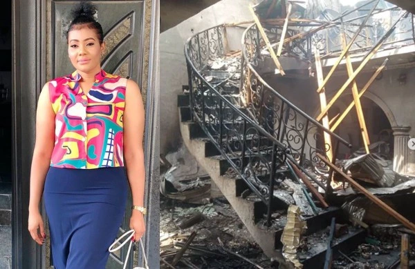 I lost my beauty complex, house and cars in Abule Ado gas explosion - Actress Nkiru Umeh lindaikejisblog 4