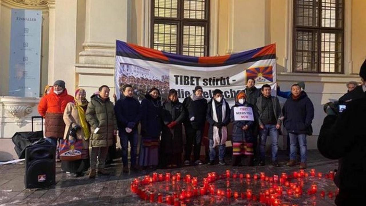 Austria: Tibetans organize rally demanding boycott of winter Olympics over human rights violations