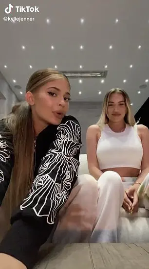 On Wednesday night, the mother of one make a Tik Tok video with her influencer friend Anastasia 'Stassie' Karanikolaou with Travis making a guest appearance