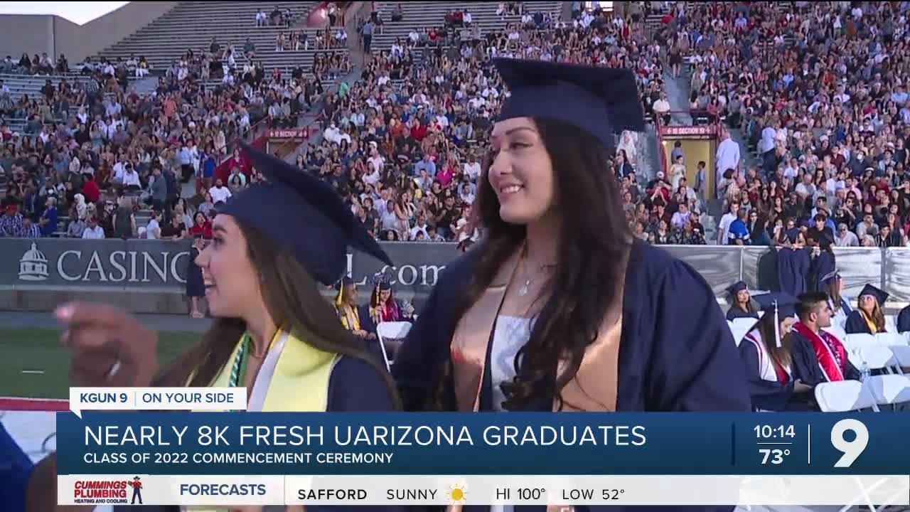 Nearly 8,000 new graduates in University of Arizona 2022 class