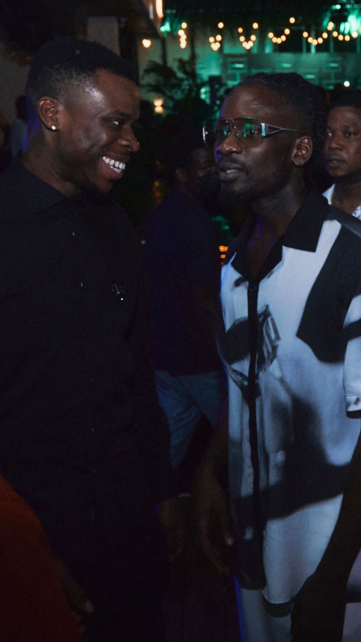 Photos and videos from singer, Mr. Eazi's 30th birthday party in Ghana