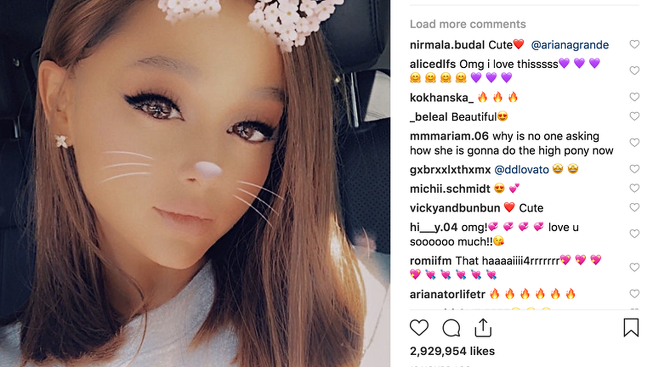 Ariana Grande Ditches Her Signature Long Ponytail for a New Bob - Opera News