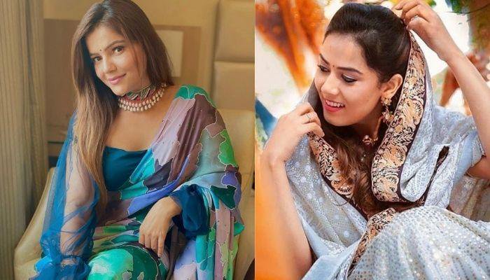 Rubina Dilaik Wore A Ruffled Pre Draped Saree Worth Rs Inspired By Mira Rajput Kapoor Opera News
