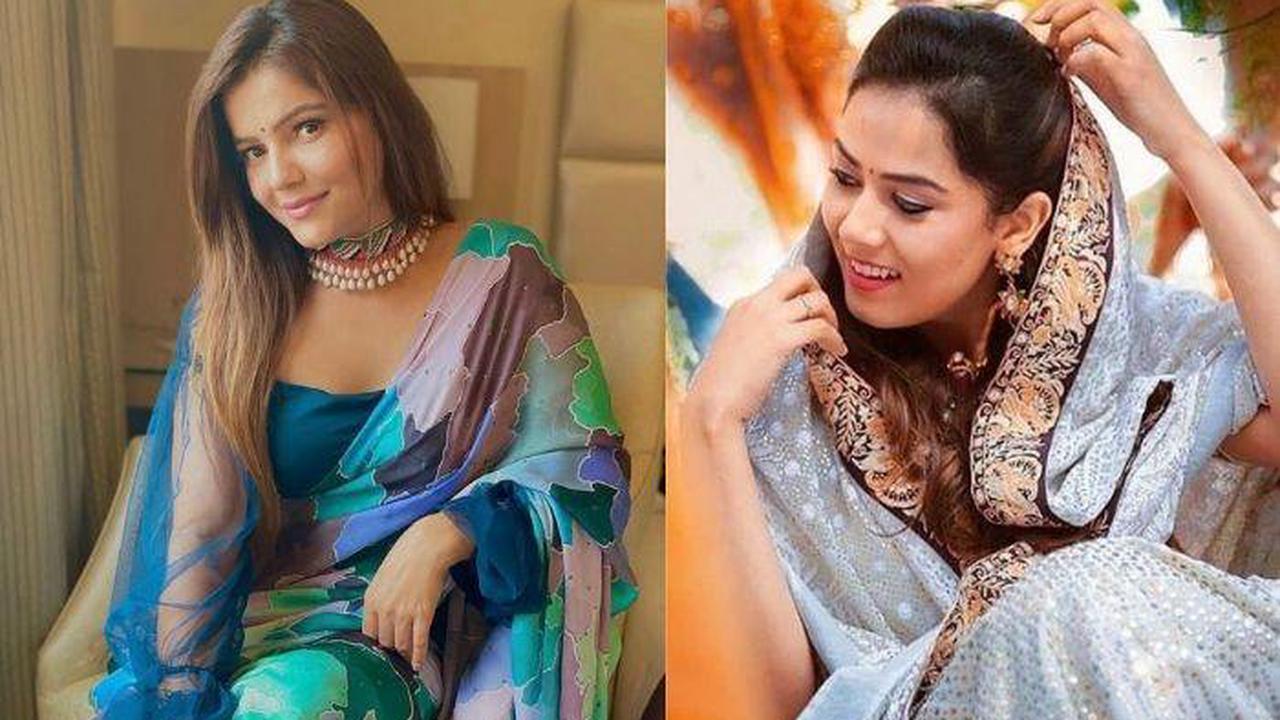 Rubina Dilaik Wore A Ruffled Pre Draped Saree Worth Rs Inspired By Mira Rajput Kapoor Opera News