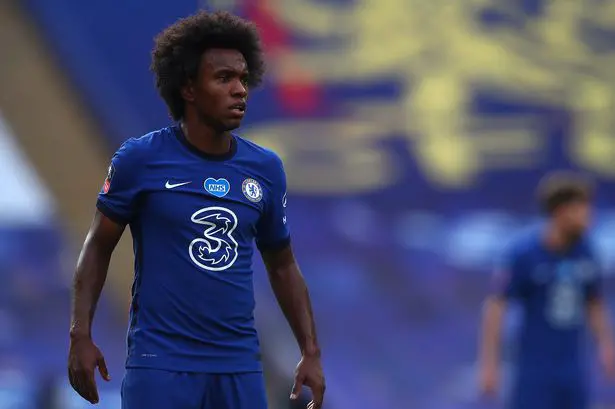 Willian's contract at Chelsea is set to expire this summer