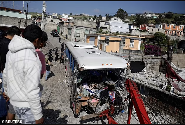 Nineteen people dead and 32 more injured after bus carrying Catholic pilgrims to religious site in Mexico crashed into a building (photos)