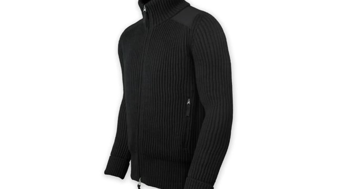 Prometheus Design Werx's CWO Full Zip Sweater brings a modern update to British military knitwear