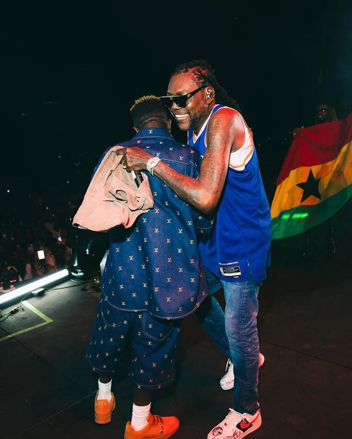 Shatta Wale and Vybz Kartel