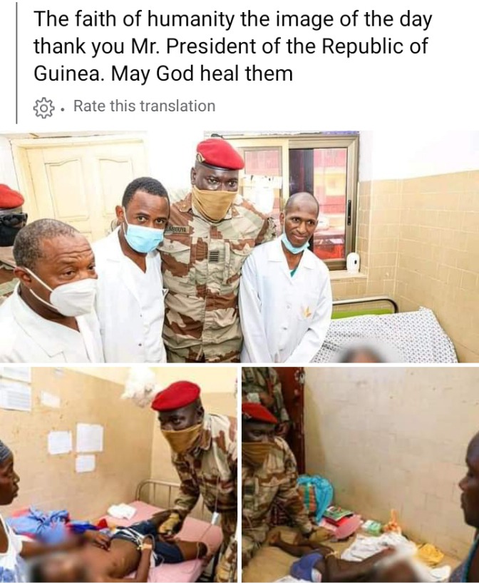 Doumbouya Visit The Sick And Assured Them Of Doing His Best For Their Wellbeing