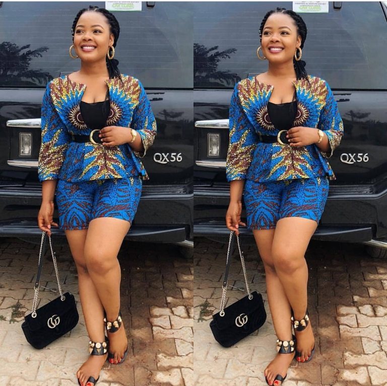 ankara shorts and jackets