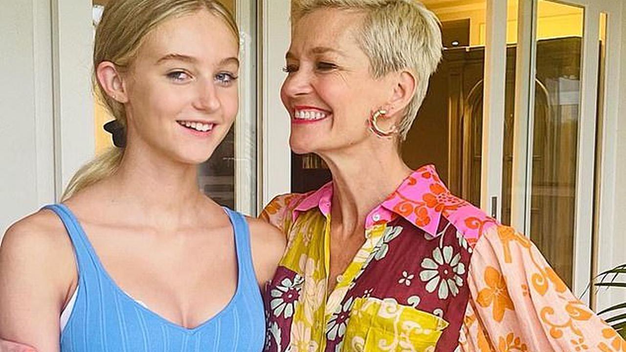 Like mother, like daughter! Jessica Rowe delivers a touching tribute to her lookalike teen Allegra as she celebrates her 15th birthday