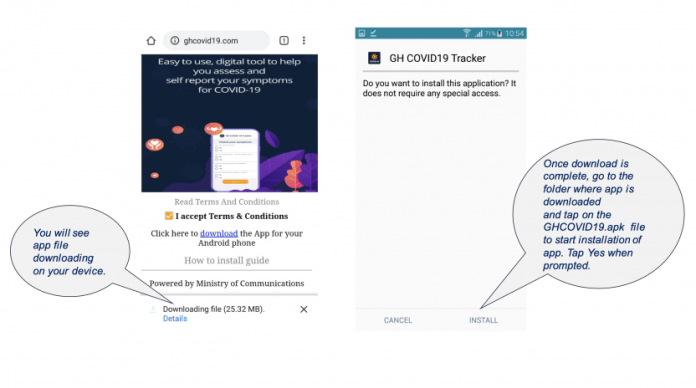 Guide on How to Install GH COVID 19 Tracker App Android Only
