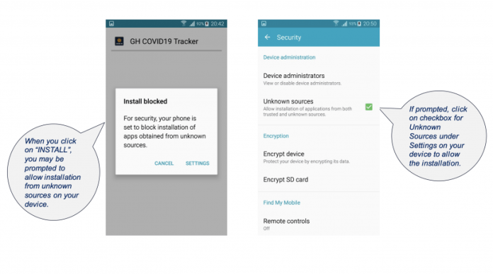 Guide on How to Install GH COVID 19 Tracker App Android Only