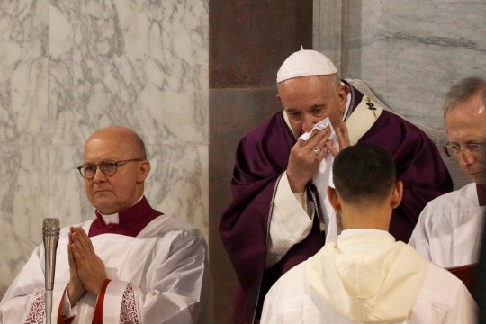 epa08248453 Pope Francis during his weekly General Audience in St. Peter square at the Vatican, 26 February 2020. EPA/MAURIZIO BRAMBATTI