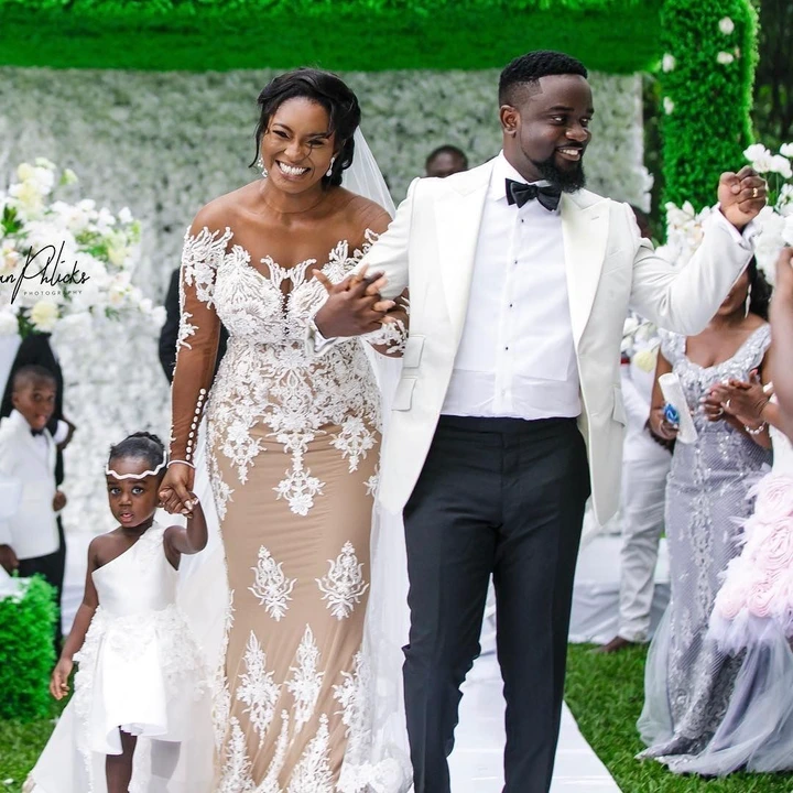 Ghanaian Rapper @sarkodie and his new wife @tracysarkcess. Mr and ...