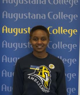 TechLit Africa CEO Nelly Cheboi poses for a photo at Augustana College in Illinois, USA. 